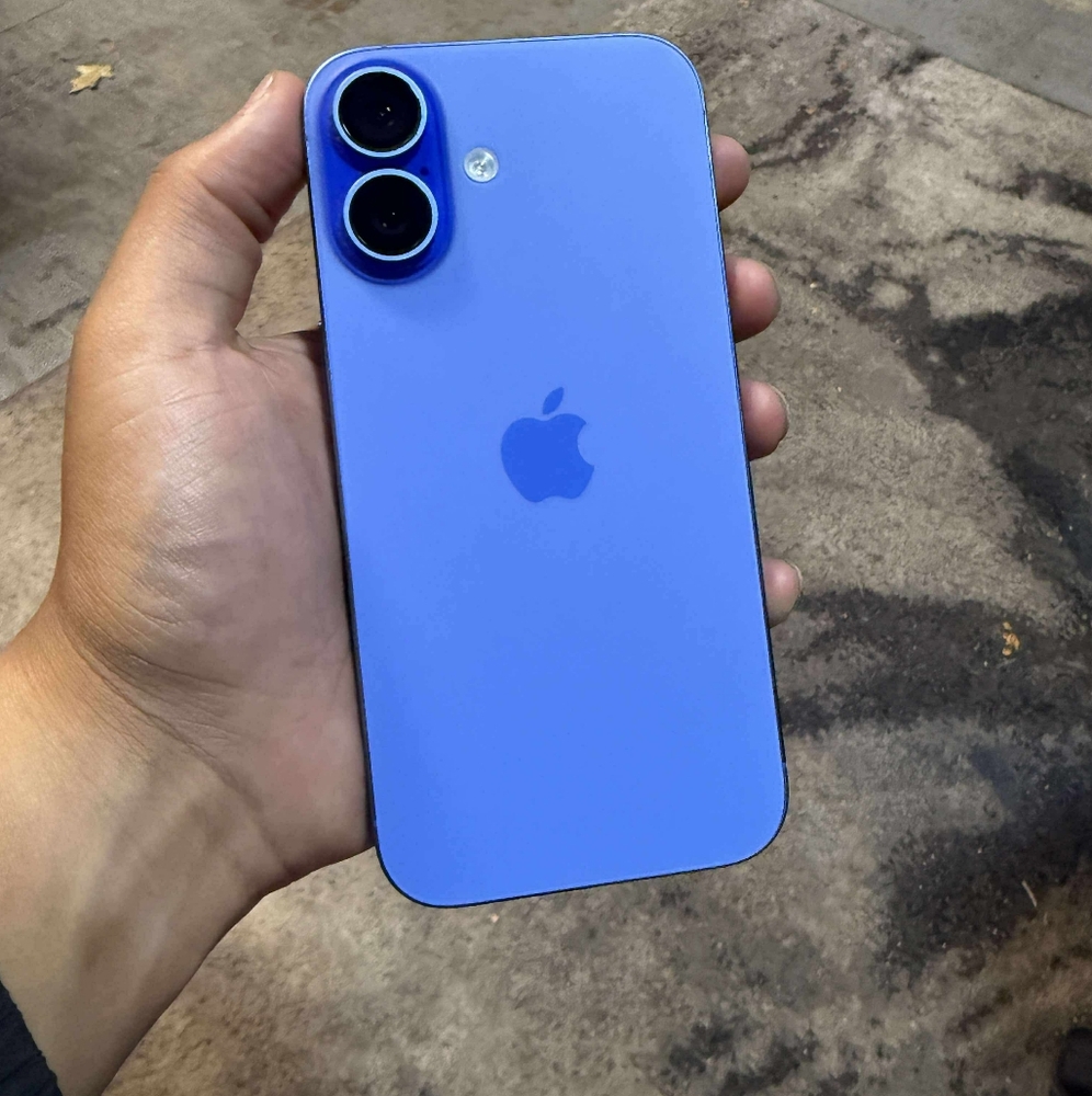 Apple Blue iPhone 26 128gb with Dual Cameras